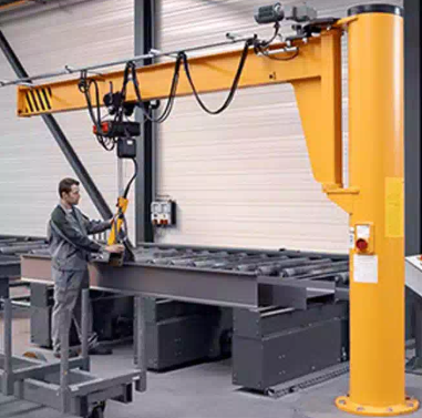 Column Mounted Jib Crane: Precision Lifting for Fixed Workstations